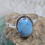 Golden Hills Turquoise Size US 10 925 Sterling Silver Ring(REXT153-75)