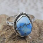 Golden Hills Turquoise Size US 7 925 Sterling Silver Ring(REXT153-62)