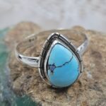 Golden Hills Turquoise Size US 8 925 Sterling Silver Ring(REXT153-63)