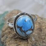 Golden Hills Turquoise Size US 7 925 Sterling Silver Ring(REXT153-56)
