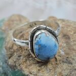 Golden Hills Turquoise Size US 7 925 Sterling Silver Ring(REXT153-55)