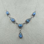 Golden Hills Turquoise 925 Sterling Silver Necklace (REXT108-99)