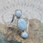 Larimar 925 Sterling Silver Ring (RS90-46)