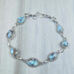 Golden Hills Turquoise 8" 925 Sterling Silver Bracelet (REXT113-63)