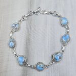 Golden Hills Turquoise 8" 925 Sterling Silver Bracelet (REXT113-65)