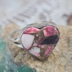 Red Rose Dahlia Size US 11 925 Sterling Silver Ring (REXT94-95)