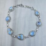 Golden Hills Turquoise 925 Sterling Silver Bracelet (RS68-66)