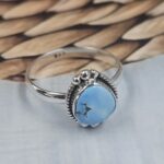 Golden Hills Turquoise Size US 10 925 Sterling Silver Ring (REXT118-108)