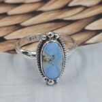 Golden Hills Turquoise Size US 9 925 Sterling Silver Ring (REXT118-104)