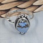 Golden Hills Turquoise Size US 8 925 Sterling Silver Ring (REXT118-101)