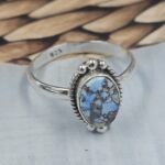 Golden Hills Turquoise Size US 10 925 Sterling Silver Ring (REXT118-109)