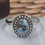 Golden Hills Turquoise Size US 7 925 Sterling Silver Ring (REXT105-126)