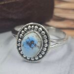 Golden Hills Turquoise Size US 7 925 Sterling Silver Ring (REXT105-128)