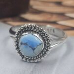 Golden Hills Turquoise Size US 6 925 Sterling Silver Ring (REXT105-120)