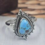 Golden Hills Turquoise Size US 7 925 Sterling Silver Ring (REXT145-19)