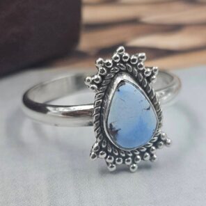 Golden Hills Turquoise Size US 7 925 Sterling Silver Ring (REXT145-48)