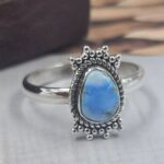Golden Hills Turquoise Size US 7 925 Sterling Silver Ring (REXT145-46)