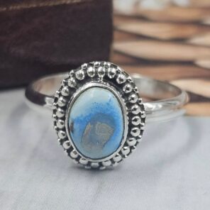 Golden Hills Turquoise Size US 9 925 Sterling Silver Ring (REXT145-62)