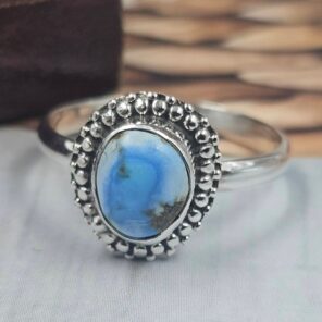 Golden Hills Turquoise Size US 10 925 Sterling Silver Ring (REXT145-59)
