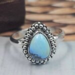 Golden Hills Turquoise Size US 7 925 Sterling Silver Ring (REXT145-78)
