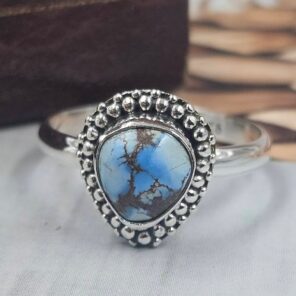 Golden Hills Turquoise Size US 9 925 Sterling Silver Ring (REXT145-65)