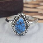 Golden Hills Turquoise Size US 9 925 Sterling Silver Ring (REXT145-63)