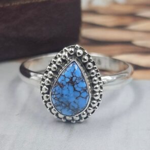 Golden Hills Turquoise Size US 9 925 Sterling Silver Ring (REXT145-63)
