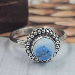 Golden Hills Turquoise Size US 9 925 Sterling Silver Ring (REXT145-68)