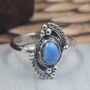 Golden Hills Turquoise Size US 6 925 Sterling Silver Ring (REXT106-87)