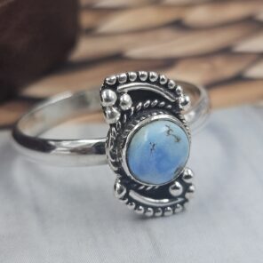 Golden Hills Turquoise Size US 9 925 Sterling Silver Ring (REXT106-103)