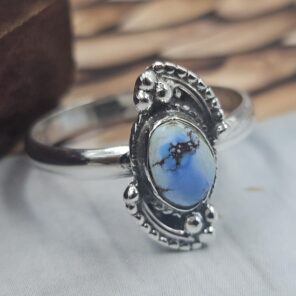 Golden Hills Turquoise Size US 9 925 Sterling Silver Ring (REXT106-105)