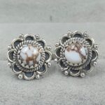 Wild Horse Jasper 925 Sterling Silver Stud Earring (REXT160-16)