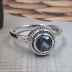 London Blue Topaz 925 Sterling Silver Ring (REXT160-8)