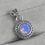 Ethiopian Opal 925 Sterling Silver Cut Pendant (REXT159-30)