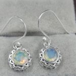 Ethiopian Opal 925 Sterling Silver Cut Earring (REXT159-25)