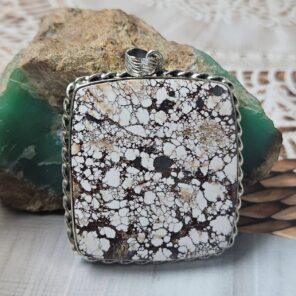 Wild Horse Jasper 2.5"925 Sterling Silver XL Pendant (REXT39-314)