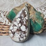 Wild Horse Jasper 3.25"925 Sterling Silver XL Pendant (REXT39-317)