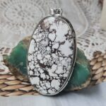 Wild Horse Jasper 3.5"925 Sterling Silver XL Pendant (REXT39-315)