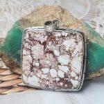 Wild Horse Jasper 2.25"925 Sterling Silver XL Pendant (REXT39-313)