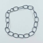 Link Chain 8" 925 Sterling Silver Bracelet (REXT39-308)