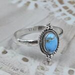Golden Hills Turquoise Size US 10 925 Sterling Silver Ring(REXT110-129)