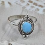 Golden Hills Turquoise Size US 6 925 Sterling Silver Ring(REXT110-105)