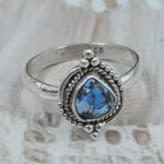 Golden Hills Turquoise Size US 7 925 Sterling Silver Ring(REXT110-111)