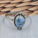Golden Hills Turquoise Size US 10 925 Sterling Silver Ring (REXT108-40)