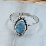 Golden Hills Turquoise Size US 10 925 Sterling Silver Ring (REXT108-39)