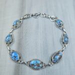 Golden Hills Turquoise 925 Sterling Silver Bracelet (RS68-11)