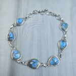 Golden Hills Turquoise 8" 925 Sterling Silver Bracelet (REXT113-69)