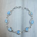 Golden Hills Turquoise 8" 925 Sterling Silver Bracelet (REXT113-73)