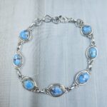 Golden Hills Turquoise 8" 925 Sterling Silver Bracelet (REXT113-81)
