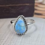 Golden Hills Turquoise Size US 6 925 Sterling Silver Ring (REXT118-139)